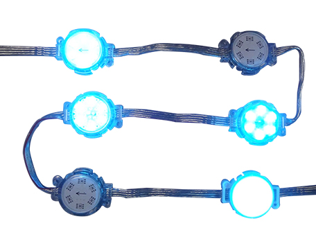 color changing fully transparent wires easy install point light source