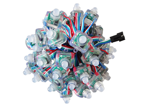 12MM 0.3W IP68 Waterproof LED Pixel RGB DC5V Input Pixel String LED