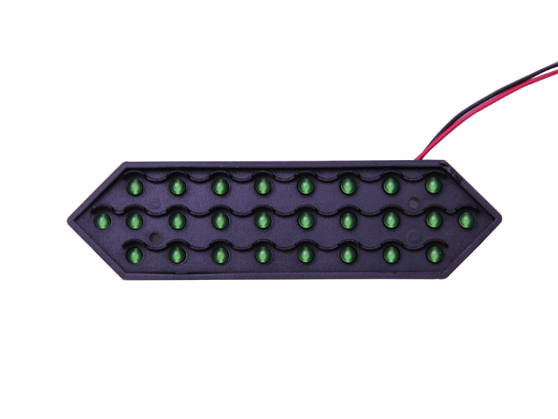 12 inch seven segment led display board green outdoor module